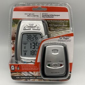 Acurite Wireless Cooking & BBQ Thermometer with Pager Brand New In Package